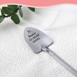 Funny Mom Gifts for Mothers Day Mom’s Ice Cream Shovel Spoon for Mom Ice Cream Gifts for Mother Mama Mommy Moms Birthday Christmas Gift for Baker Mom Pastry Dessert Lover from Daughter Son