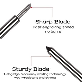 30PCS Blades for Blades for Explore Air 2,Roland Type Cemented Carbide Blade,45°Blade,30°Blade 60°Blade (45 Degree red)