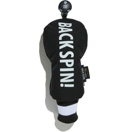 Back Spin! Cordura Head Cover for HYBRID Backspin Cordura Nylon Durable Headcover for Utility Black Black Stylish Simple Cool