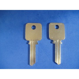 TWO KEY BLANKS FIT MEDECO  LOCKS #1687 5-PIN FITS MEDECO PATRIOT KEYWAY