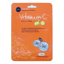 Celavi Essence Facial Mask Paper Sheet Korea Skin Care Moisturizing 12 Pack (Vitamin C)