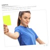 Kisangel 32pcs Referee Practical Cards Red Yellow Sports Judge Cards