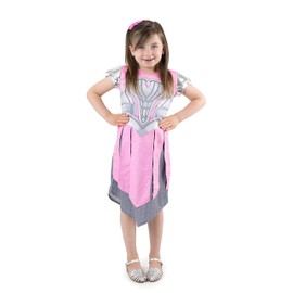 Little Adventures Warrior Princess Dress Up Costume (X-Large Age 7-9) - Machine Washable Child Pretend Play and Party Dress with No Glitter