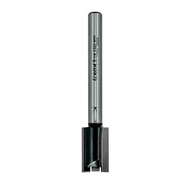 Trend Trade Straight Two Flute Router Cutter Bit, 1/4 Inch Shank, 12mm Cut Diameter, Tungsten Carbide Tipped, TR12X1/4TC