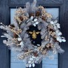 Gold Bee Door Knocker for Front Door | Polished Solid