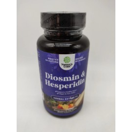 Natures Craft Diosmin Hesperidin 500mg Complex - & 60 Count (Pack of 1) Exp 12/2027
