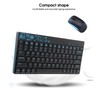 Keyboard Mouse Set Wireless Protable Combo Mini Ultra Thin Silent