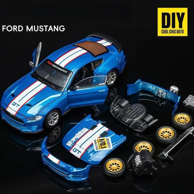 Carro De Juguete Colección Ford Mustang Gt Car Tuning 1:42