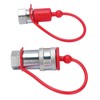 Dpofirs Hydraulic Rapid Connection Coupling, 1/4 Inch Fast 4000 Psi
