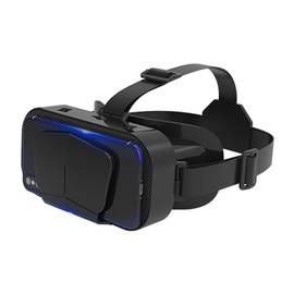 GEZICHTA 3D VR Glasses VR Virtual Reality Headset Support 360Panorama Large Screen an-ti Bluelight Adjustable Pupil Distance Preven-t Fatigue Goggles 