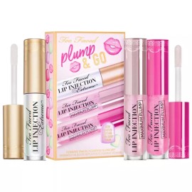 Too Faced Plump & Go Ultimate Travel Plumping Gloss Set ~ New In Box
