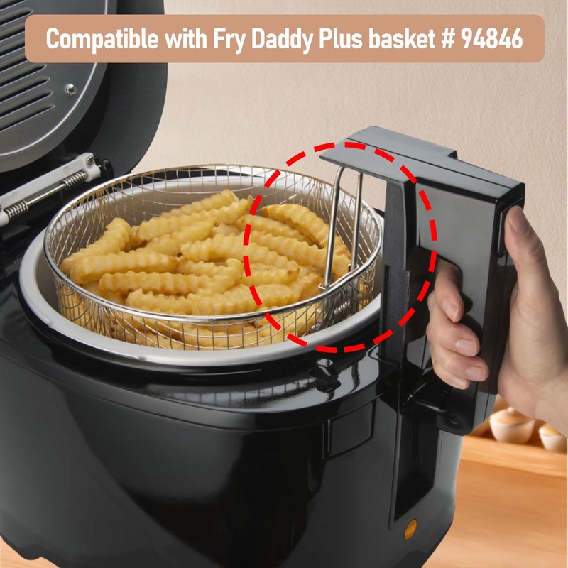 94066 Deep Fryer Basket Handle Compatible with Presto Kitchen Kettle,
