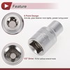 X AUTOHAUX 1 Pcs Impact Socket Durable Hardware Tool 38mm