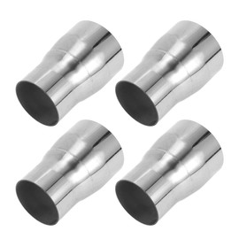 Motoforti 2.25" OD to 2.75" OD Mandrel Exhaust Pipe Adapter Concentric Reducer Car Exhaust Pipe Tubing Piping Adapter 4inch/100mm Length T304 Stainless Steel Silver Tone 4 Pcs