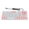 Mechanical Keyboard 87 Keys Blue Switch Ergonomic Multicolor Backlight Design