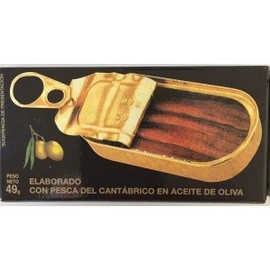 La Castreña Cantabrian Anchovies 50 g [Pack 3 Units]