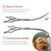 FOGOSP Professional 45°Curved Grooming Scissors for Dogs 7.0 in Big