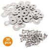 GDFYMI 30pcs Fastener with Screws, Table Top Connector Fasteners Hardware,