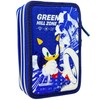 Clondo Astuccio 3 Scomparti Scuola Bambini Per Sonic Fan Completo