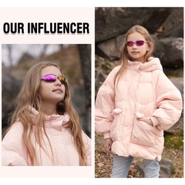 DUCO Toddler Kids Sunglasses for Boys Girls Sport Sunglasses Baseball Polarized Sunglasses for Age 4-7 Small to Medium K014