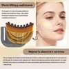 Cepillo de masaje facial para contorno linfático, ergonómico.