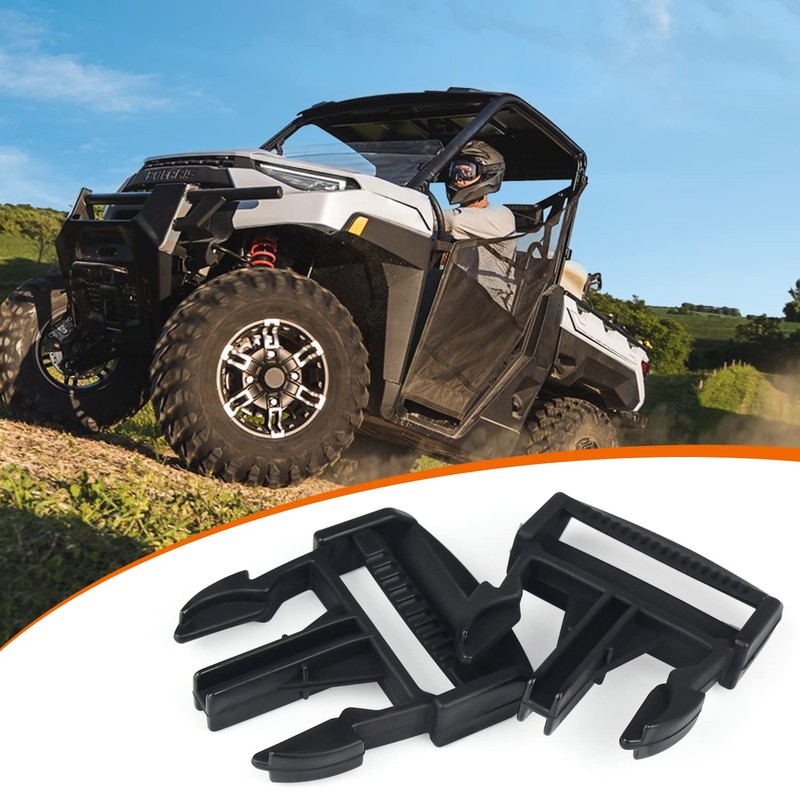 CUSAUTV Pair Door Net Buckle Clip Compatible with Polaris Ranger