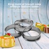 Dovhmoh Double Rolled Tart Rings, English Muffin Rings, Pro Crumpet