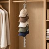 Wardrobe Hat Rack Hanging Rope Hat Storage Clips Hat Organizer