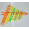 Piscorush 10pcs Netting Needle Shuttles Plastic Repair Fishing Line Equipment