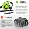 Qttie Retractable Dog Leash with Dispenser and Poop Bags, Pet