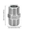 2 Pack Shower Hose Extension 1/2" to 1/2" Chrome Hex