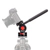 ANNSM Tripod Fluid Drag Pan Tilt Head Vertical with Handle
