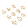 100pcs Special Shape Paper Clips Creatively Cute Plated Metal Bookmark