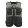 Gihuo Men's Mesh Multi Pockets Outdoor Fishing Safari Travel Vest(Army