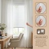 DECHOUS 12Pcs Window Blind Wood Cord Pulls: White Decorative Shade