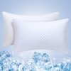 OSBED Adjustable Cooling Shredded Memory Foam Pillows King Size Set