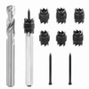 Yakamoz 10Pcs Spot Weld Cutter Set, High Speed Steel Hole