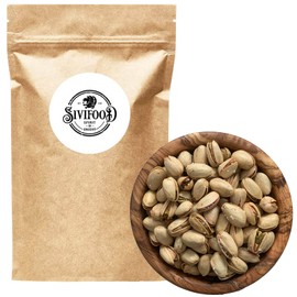Sivifood Pistachios Roasted & Salted with Lemon & Sea Salt Refined 500 g - Delicious Crisp Roasted Pistachios with Fruity Lemon Aroma & High-Quality Crystal Salt Roasted Salted Pistachios