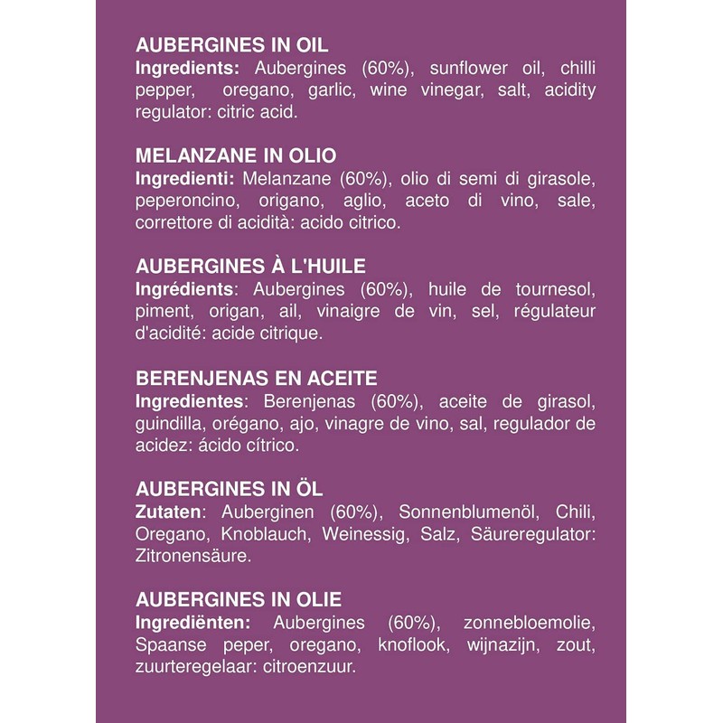 D'ARCO Aubergines 280g