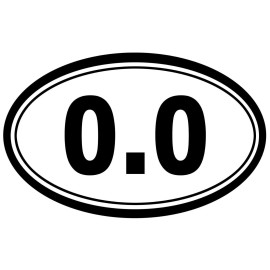 PopArt 0.0 Funny Sticker Decal running marathon