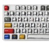 Doxiuyo Comic Style Colorful Mixed Light Keycaps Machine Keycap Decoration