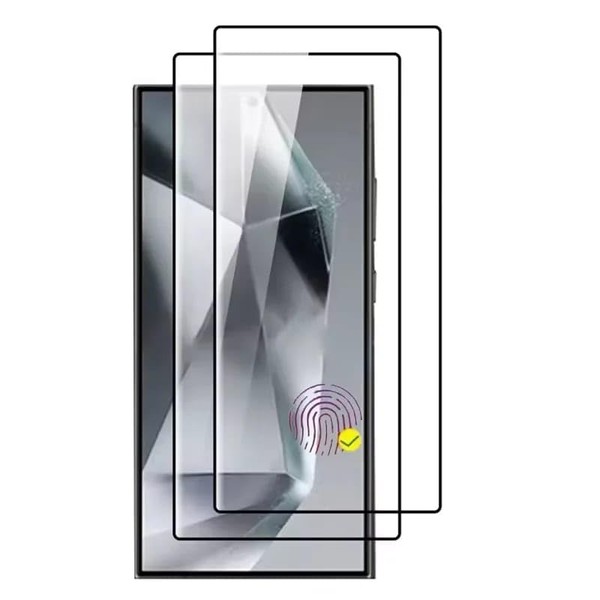 Generic Full Black Edge 3D Clear 9H Tempered Glass Curved/Flat