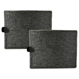vhbw 2 x Activated Carbon Filters Compatible with Miele DA 2450-1, DA 5960 W, DA 5966 W, DA 2450, DA 5290 W Cooker Hood - 26 x 21.3 x 1.9 cm