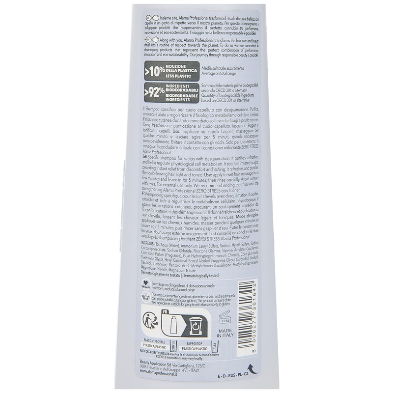 Alama Zero Stress Anti-Dandruff Shampoo 300ml