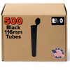 Evo Plastics (500 count) 116mm Black King Size Pop Top