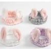 Lovely Microfiber Face Washing Hairband 4-piece Set (Bunny) DP13561