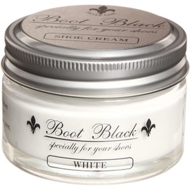 Columbus Cream Boot Black Silver Line Shoe Cream - white -