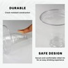 Klex 20 oz Clear Plastic Cups, 600 Pack Disposable PET