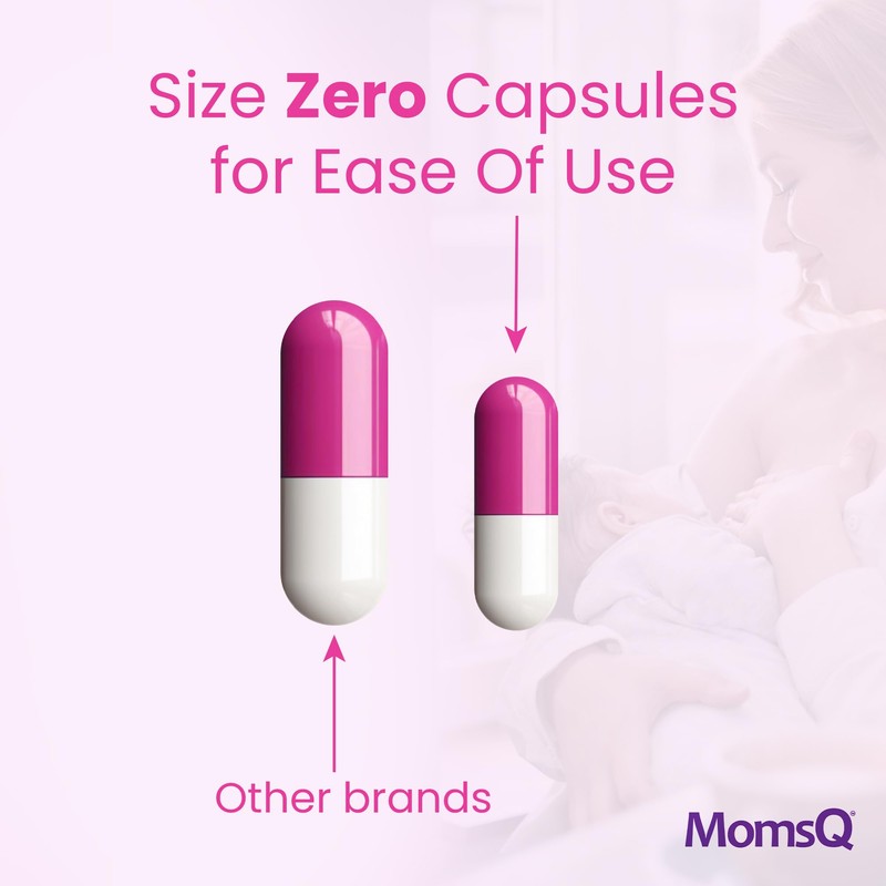 MomsQ Milk Support, Promotes Breast Milk Production, Natural Galactagogue Breastfeeding