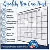 Large Dry Erase Calendar for Wall, 24x36, Large Wall Calendar